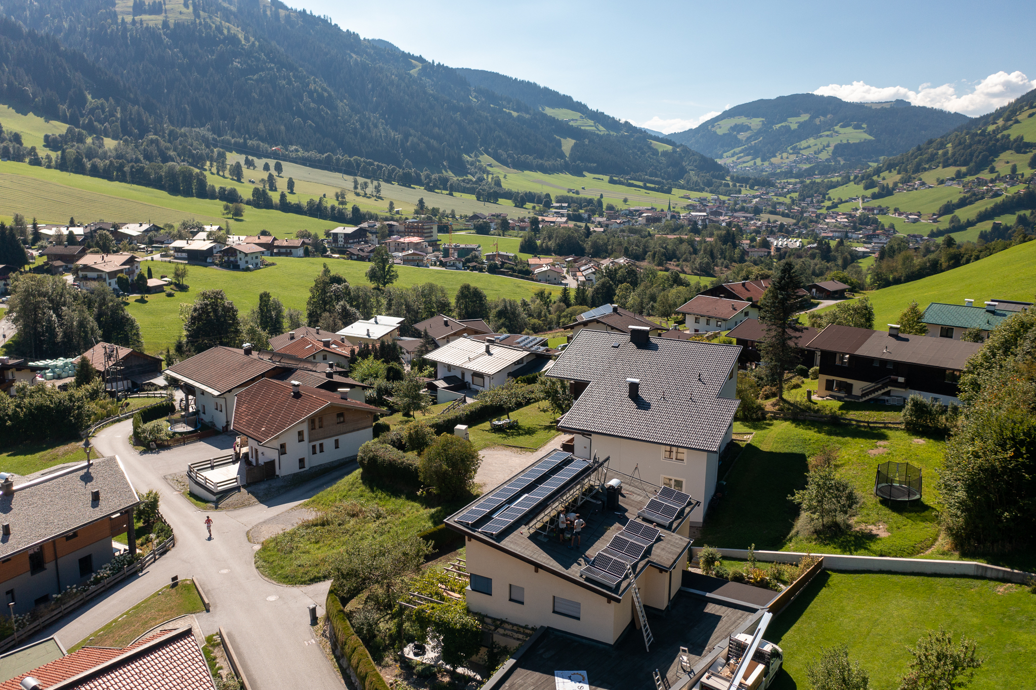 Zonnepaneel project B2C in Oostenrijk van Solar Schmiede
