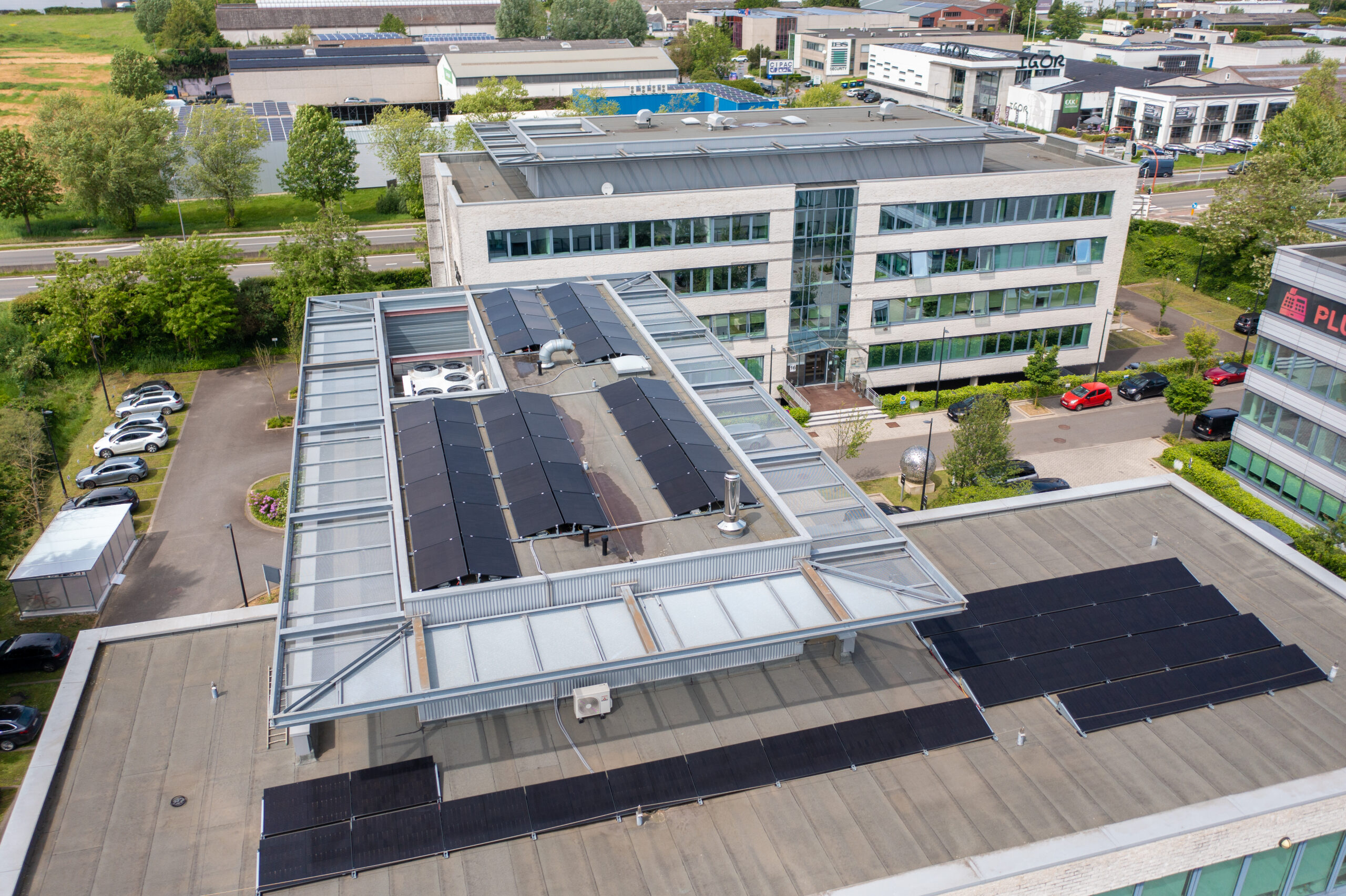 Zonnepaneel project Wavre B2B Solar Engineering