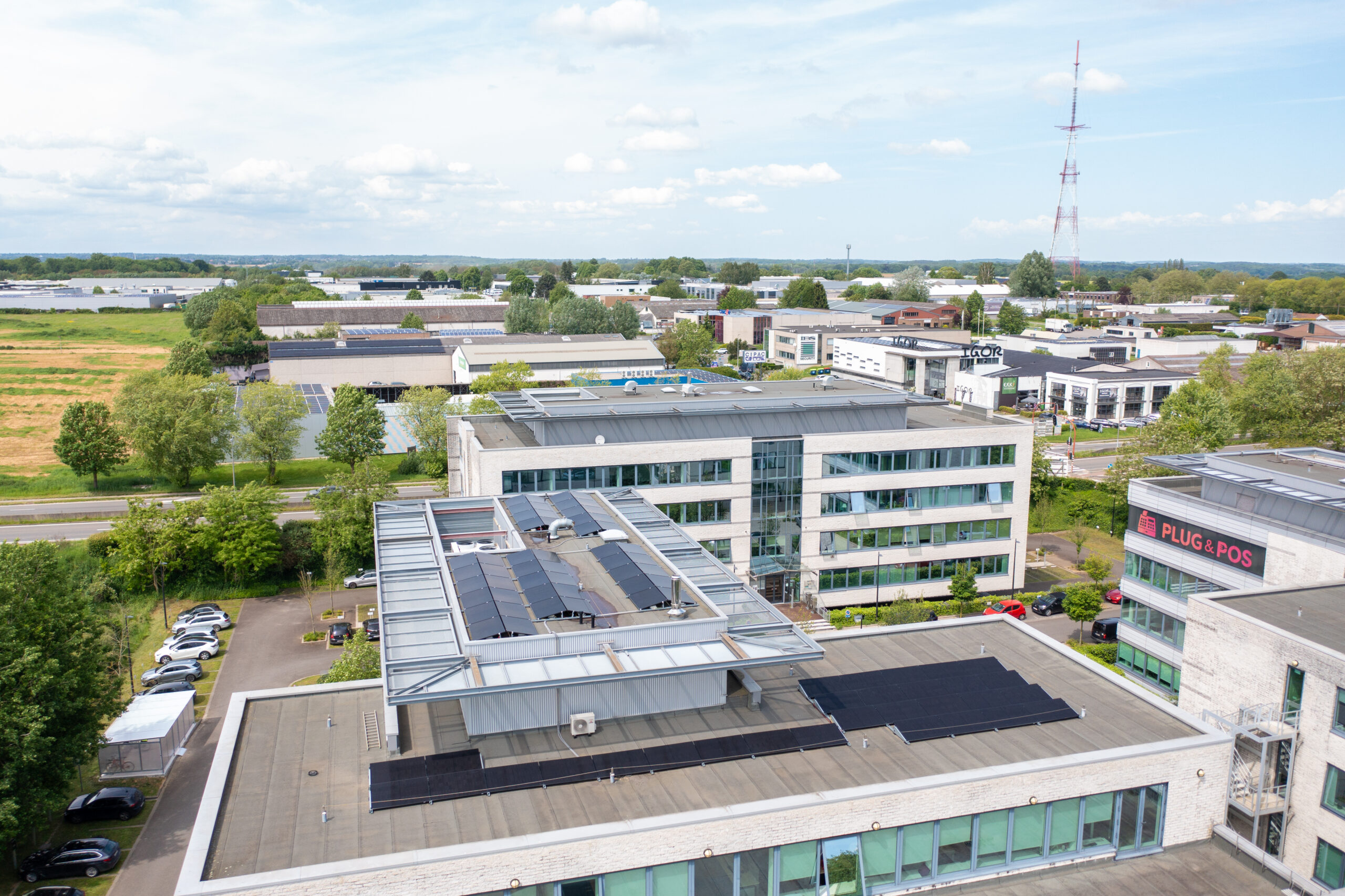 Zonnepaneel project Wavre B2B Solar Engineering