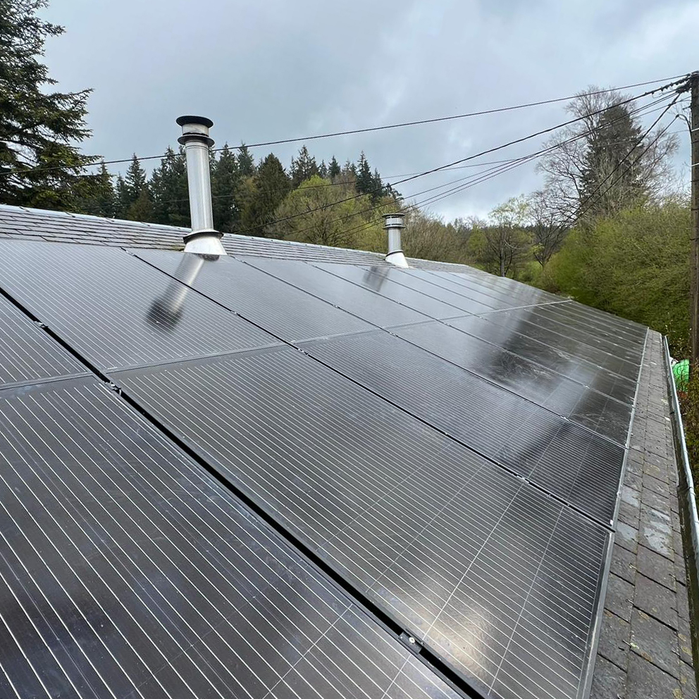 Vielsalm zonnepanelen installatie van Solar Engineering.